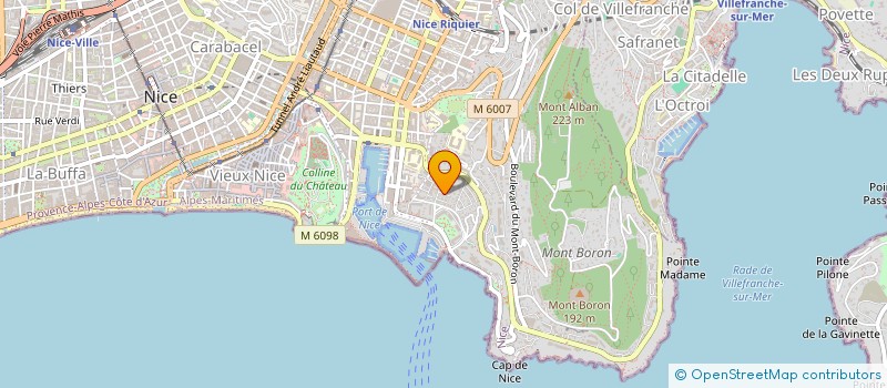 localisation de l'entreprise SCI LA MAIOUN DE ETHAN à NICE