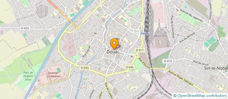 localisation de l'entreprise SCI LA MAIRIE à DOUAI