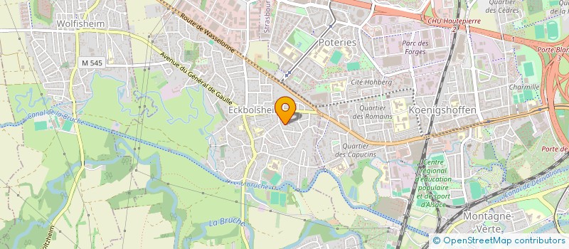 localisation de l'entreprise SCI LA MAISON  ECKBOLSHEIM