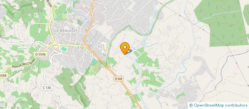 localisation de l'entreprise SCI LA MAISON  LE BEAUSSET