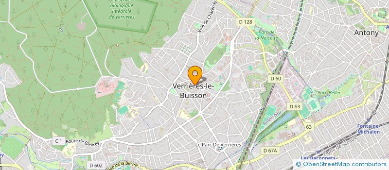 localisation de l'entreprise SCI LA MAISON à VERRIERES-LE-BUISSON
