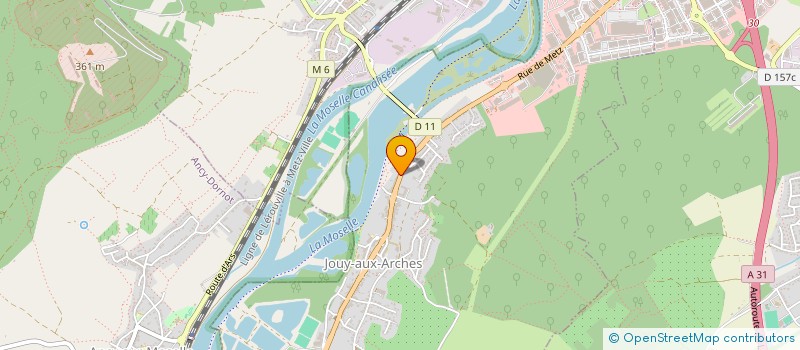 localisation de l'entreprise SCI LA MAISON AUX ARCHES GV  JOUY-AUX-ARCHES