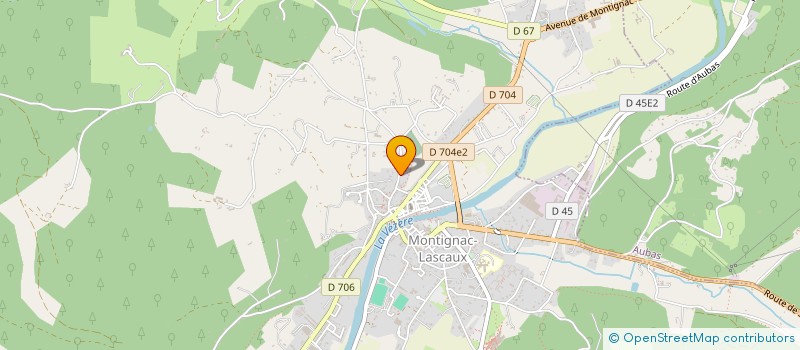 localisation de l'entreprise SCI LA MAISON AUX LILAS à MONTIGNAC-LASCAUX