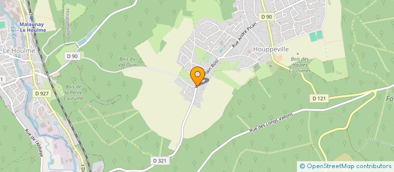 localisation de l'entreprise SCI LA MAISON BLANCHE  HOUPPEVILLE