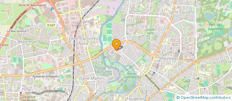 localisation de l'entreprise SCI LA MAISON BLANCHE  RENNES