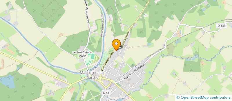 localisation de l'entreprise SCI LA MAISON BLANCHE  MALICORNE-SUR-SARTHE