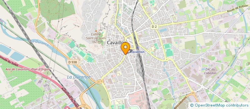 localisation de l'entreprise SCI LA MAISON BLANCHE ET L ARLESIENNE  CAVAILLON