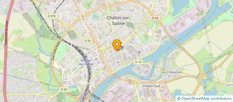 localisation de l'entreprise SCI LA MAISON BLEUE à CHALON-SUR-SAONE