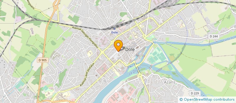 localisation de l'entreprise SCI LA MAISON BLEUE à DOLE