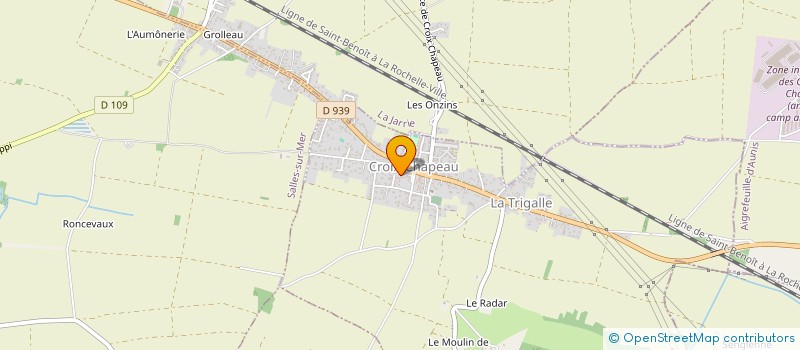 localisation de l'entreprise SCI LA MAISON BLEUE  CROIX-CHAPEAU