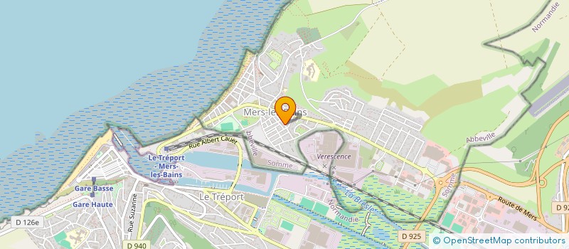 localisation de l'entreprise SCI LA MAISON BLEUE  MERS-LES-BAINS