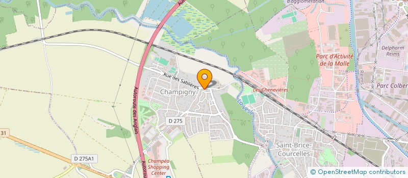 localisation de l'entreprise SCI LA MAISON BLEUE  CHAMPIGNY