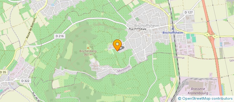 localisation de l'entreprise SCI LA MAISON BLEUE  BISCHOFFSHEIM