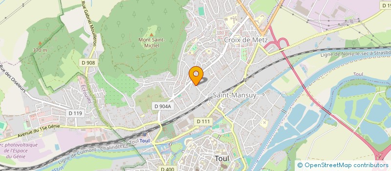 localisation de l'entreprise SCI LA MAISON BLEUE  TOUL