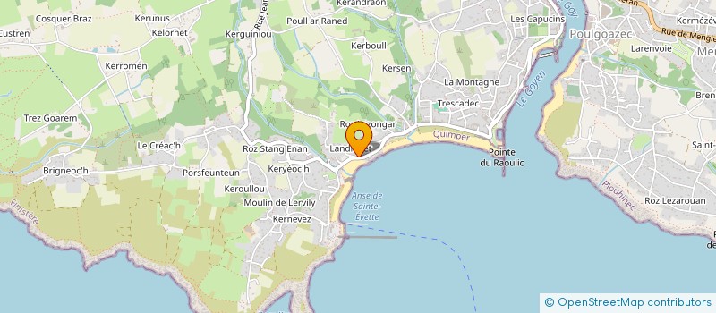 localisation de l'entreprise SCI LA MAISON BLEUE  AUDIERNE