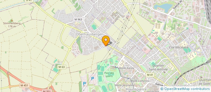 localisation de l'entreprise SCI LA MAISON D'ALICE  OBERHAUSBERGEN