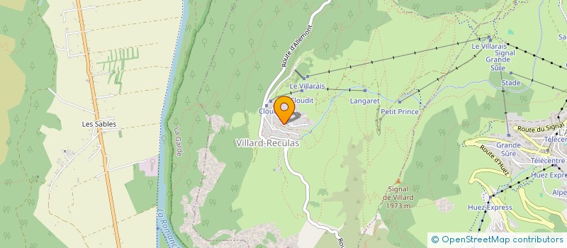localisation de l'entreprise SCI LA MAISON D EN HAUT  ALLEMOND
