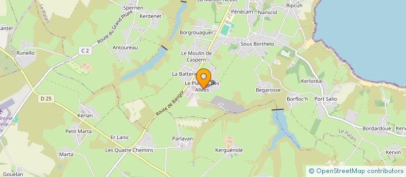 localisation de l'entreprise SCI LA MAISON D'ESTHER  LE PALAIS