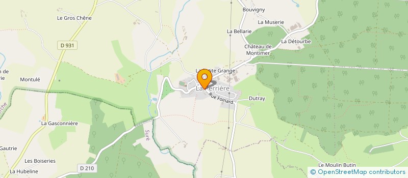 localisation de l'entreprise SCI LA MAISON D'HORBE à BELFORET-EN-PERCHE