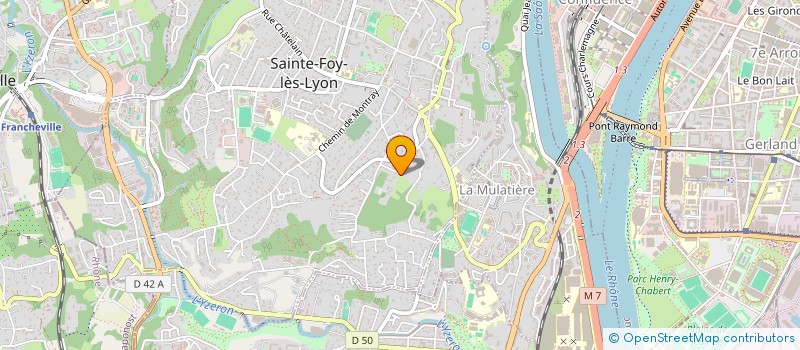localisation de l'entreprise SCI LA MAISON DE CHARLY  SAINTE-FOY-LES-LYON