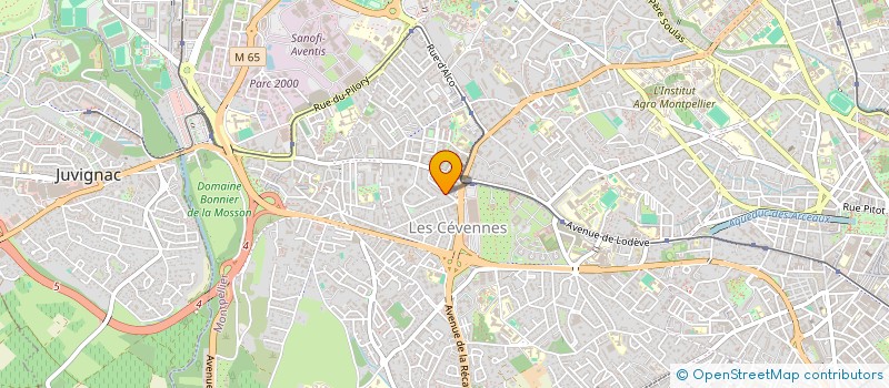 localisation de l'entreprise SCI LA MAISON DE L ALCHIMISTE à MONTPELLIER