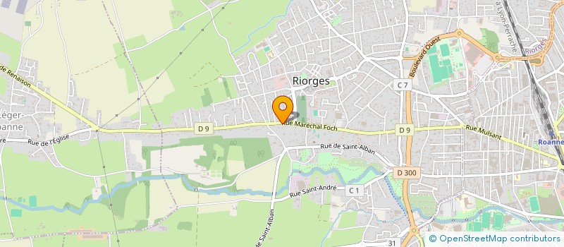 localisation de l'entreprise SCI  LA MAISON DE L'ECUREUIL à RIORGES