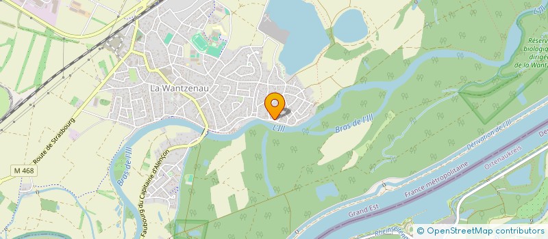 localisation de l'entreprise SCI LA MAISON DE L'ILL  LA WANTZENAU