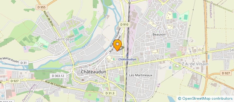 localisation de l'entreprise SCI LA MAISON DE L'IMPASSE à CHATEAUDUN