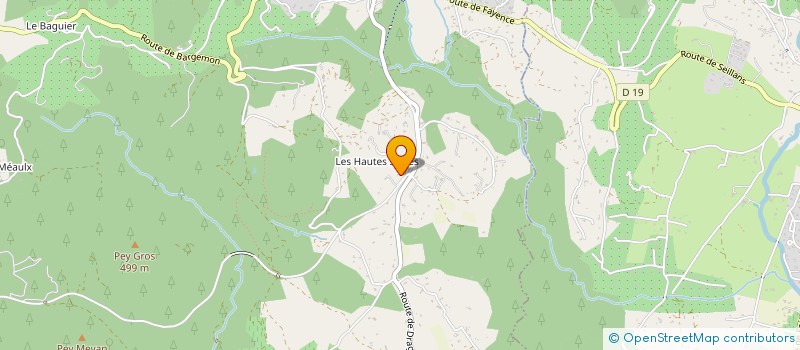 localisation de l'entreprise SCI LA MAISON DE L'OLIVERAIE  SEILLANS