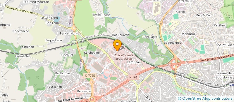 localisation de l'entreprise SCI LA MAISON DE LA BOULANGERIE DU MORBIHAN à VANNES