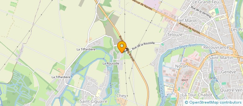localisation de l'entreprise SCI LA MAISON DE LA ROUSSILLE  NIORT