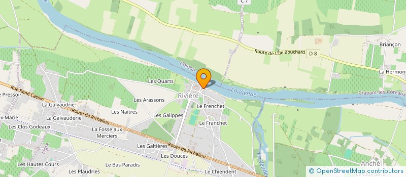 localisation de l'entreprise SCI LA MAISON DE RABELAIS  RIVIERE