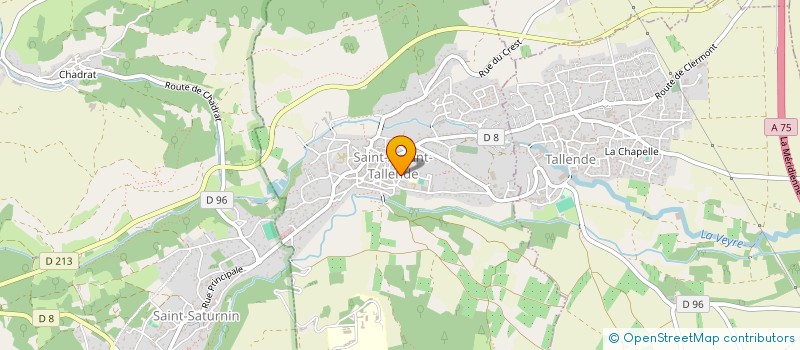 localisation de l'entreprise SCI LA MAISON DE SAINT AMANT  SAINT-AMANT-TALLENDE