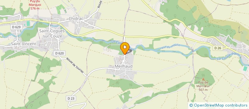 localisation de l'entreprise SCI LA MAISON DE TRUDI  MEILHAUD