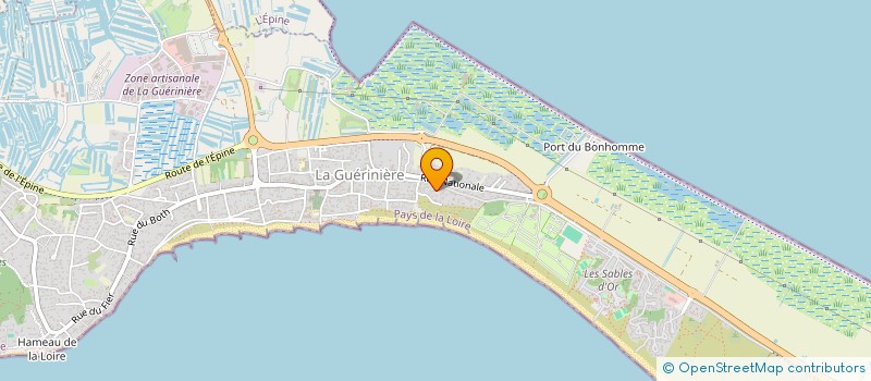 localisation de l'entreprise SCI LA MAISON DE VACANCES  LA GUERINIERE