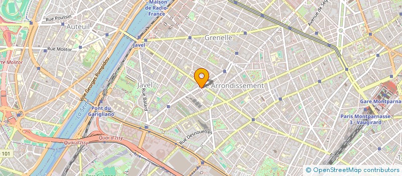 localisation de l'entreprise SCI LA MAISON DE VENCE  PARIS