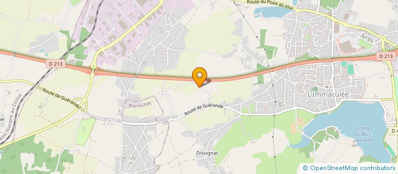 localisation de l'entreprise SCI LA MAISON DES ANGES  SAINT-NAZAIRE