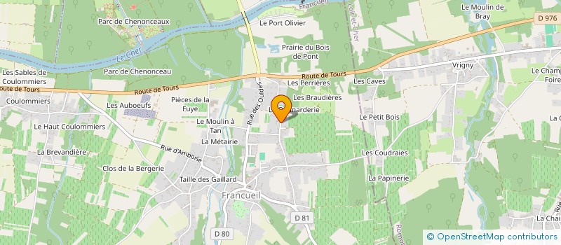 localisation de l'entreprise SCI LA MAISON DES ARTS  FRANCUEIL