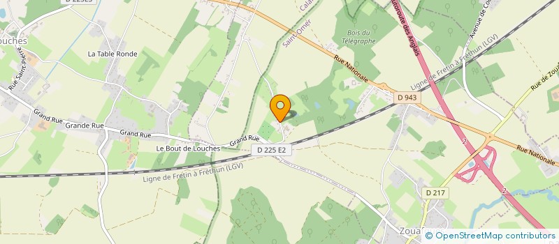 localisation de l'entreprise SCI LA MAISON DES BOCQUETS  ZOUAFQUES