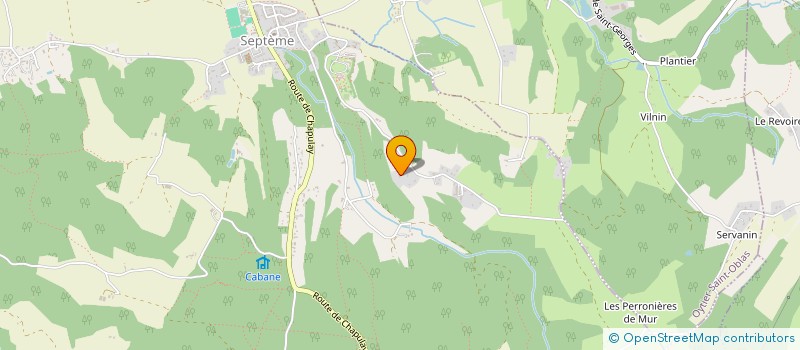 localisation de l'entreprise SCI LA MAISON DES CAILLOUX  SEPTEME