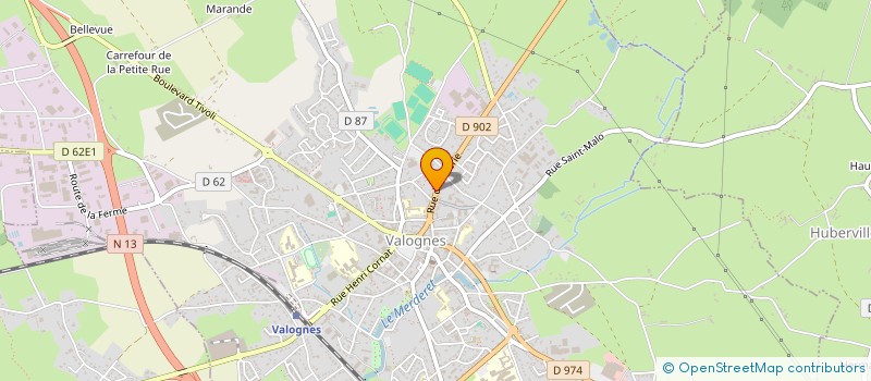 localisation de l'entreprise SCI LA MAISON DES CHAMPS  VALOGNES