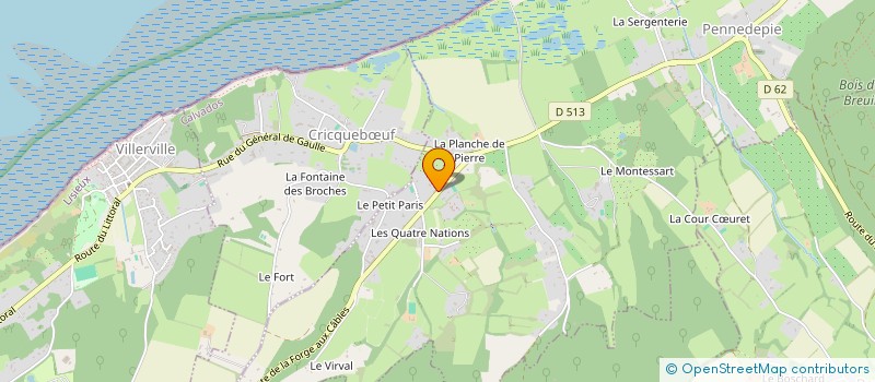 localisation de l'entreprise SCI LA MAISON DES CIGALES  PENNEDEPIE