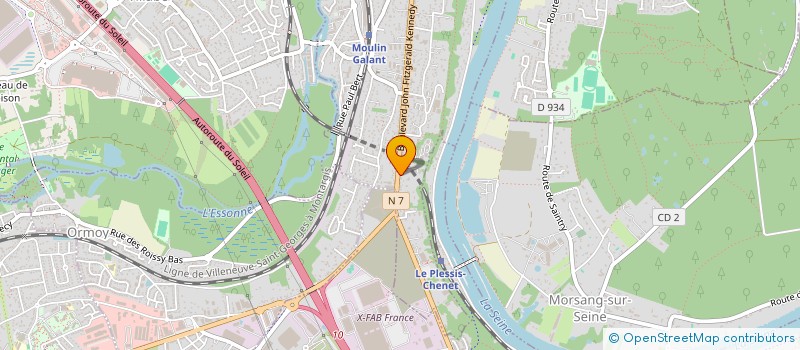 localisation de l'entreprise SCI LA MAISON DES GOURMANDS  CORBEIL-ESSONNES