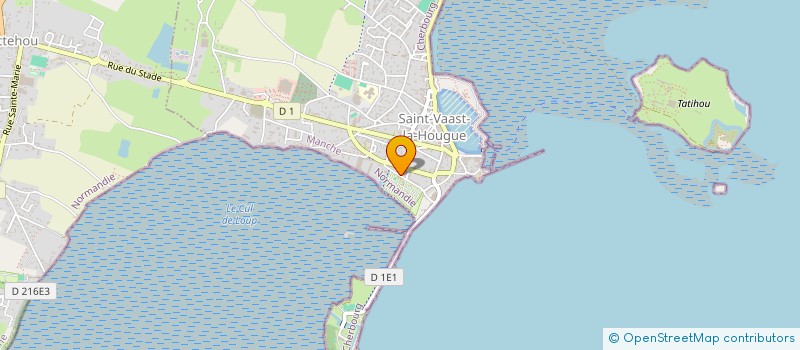 localisation de l'entreprise SCI LA MAISON DES MIMIS  SAINT-VAAST-LA-HOUGUE