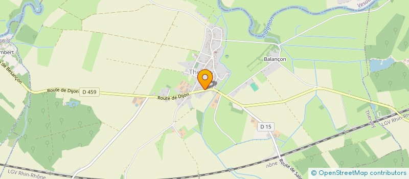 localisation de l'entreprise SCI LA MAISON DES PATIENCES  THERVAY