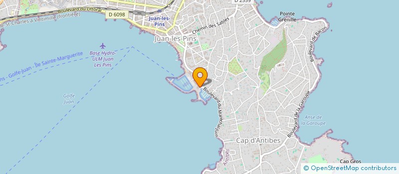 localisation de l'entreprise SCI LA MAISON DES PECHEURS à ANTIBES