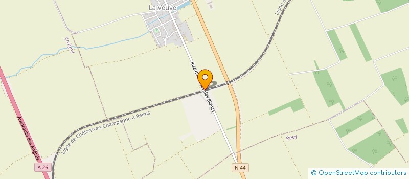 localisation de l'entreprise SCI LA MAISON DES ROCHES  LA VEUVE