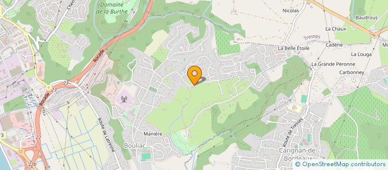 localisation de l'entreprise SCI LA MAISON DES SABLES  BOULIAC