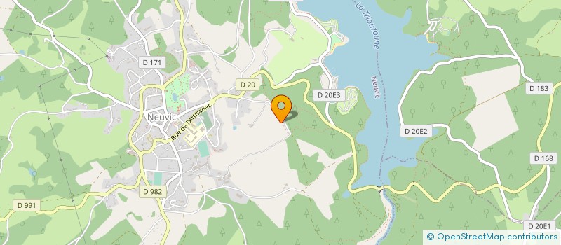 localisation de l'entreprise SCI LA MAISON DES SONGES  NEUVIC