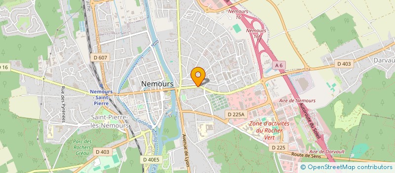 localisation de l'entreprise SCI LA MAISON DES TRAVAILLEURS  NEMOURS